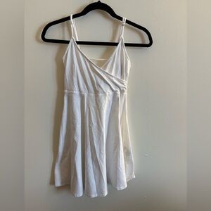 Forever 21 White Spaghetti Adjustable Strap Dress